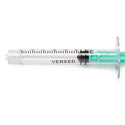 Medline High-Pressure Medication Colored Syringes, 3 mL - Sterile High-Pressure Pre-Labeled Versed Syringe with Fixed Male Luer Lock Fitting, 3 mL Green - DYNJSYRVER3G