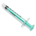 Medline High-Pressure Medication Colored Syringes, 3 mL - Sterile High-Pressure Pre-Labeled Versed Syringe with Fixed Male Luer Lock Fitting, 3 mL Green - DYNJSYRVER3G