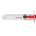 Medline High-Pressure Medication Colored Syringes, 3 mL - Sterile High-Pressure Pre-Labeled Versed Syringe with Fixed Male Luer Lock Fitting, 3 mL Red - DYNJSYRVER3R