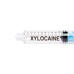 Medline High-Pressure Medication Colored Syringes, 10 mL - Sterile High-Pressure Pre-Labeled Xylocaine Syringe with Fixed Male Luer Lock Fitting, 10 mL, Blue - DYNJSYRXYL10B