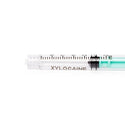 Medline High-Pressure Medication Colored Syringes, 3 mL - Sterile High-Pressure Pre-Labeled Xylocaine Syringe with Fixed Male Luer Lock Fitting, 3 mL Green - DYNJSYRXYL3G