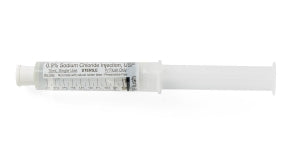 Medline Sterile Field Prefilled Saline Flush Syringes - 10 mL Saline Syringe, Can Be Dropped in Sterile Field - EMZ10091280