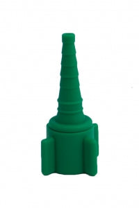 Medline Oxygen Adapters and Connectors - Nut and Nipple Christmas-Tree-Style Oxygen Adapter, Green - HCS4700G