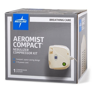 Medline Aeromist Compact Nebulizer Compressor - Aeromist Compact Nebulizer Compressor with Adult Mask - HCS70004ADLT