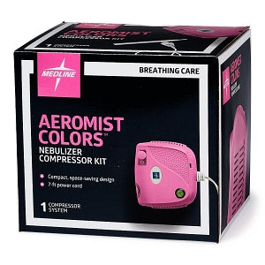 Medline Aeromist Color Nebulizer Compressors - Aeromist Nebulizer Compressor, Pink, Compact - HCS70004P