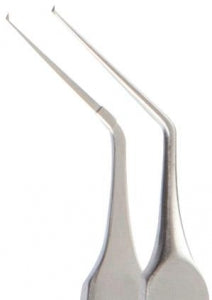 Medline Utrata Capsulorhexis Forceps - Utrata Capsulorhexis Forceps with Fine Angled Tips, 3-1/8" (8 cm) - MDS0724244