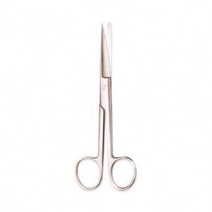 Medline Straight Standard Operating Scissors - Straight Standard Operating Scissors, Sharp / Blunt 5.5", Left Hand - MDS0811014LH