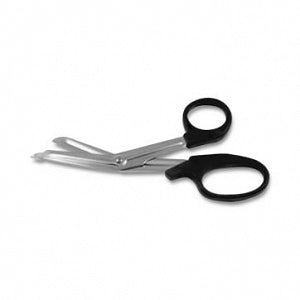 Medline Universal Bandage Scissors - 7.5" (19 cm) Universal Bandage Scissors with Plastic Probe, Red - MDS0847197