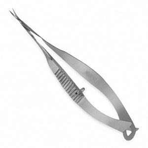 Medline Vannas Ophthalmic Scissors - 3.25" (8 cm) Straight Vannas Ophthalmic Scissors with Sharp / Sharp Tips - MDS0914008