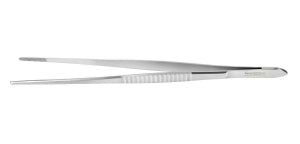 Medline USA Dressing Forceps - USA Dressing Forcep, Serrated Tip, 10" - MDS1010425