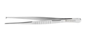 Medline USA Tissue Forceps - USA Tissue Forcep, Serrated Tip, 1 x 2 Teeth, 5.5" - MDS1012214