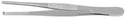 Medline Standard Tissue Forceps - 4.5" (11.4 cm) Straight Standard Tissue Forceps with 2 x 3 Teeth - MDS1014011