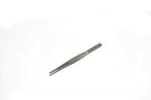 Medline Standard Tissue Forceps - 5" (12.7 cm) Straight Standard Tissue Forceps with 2 x 3 Teeth - MDS1014013