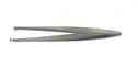 Medline Standard Tissue Forceps - 5.5" (14 cm) Straight Standard Tissue Forceps with 2 x 3 Teeth - MDS1014014