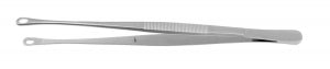 Medline Singley Tissue Forceps - Singley Tissue Forcep, Fenestrated, Serrated, 7" - MDS1032018