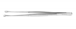 Medline Singley Tissue Forceps - Singley Tissue Forcep, Fenestrated, Serrated, 9" - MDS1032023