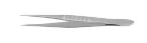 Medline Standard Splinter Forceps - Splinter Forceps with No Pin, Straight, Serrated, 3.5" - MDS1080209