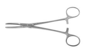 Medline Tubing Clamp Forceps - Tubing Clamp Forceps, Ratchet, Cross Serrated Tip, Serrated Jaw, Stainless Steel, Length 7 1/2", Max O. D. 5/8", Wall 1/16" to 3/32" - MDS1271018