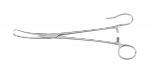 Medline White Tonsil Seizing Forceps - FORCEP, TONSIL, SEIZING, WHITE, CURVED, 9.5" - MDS5020523