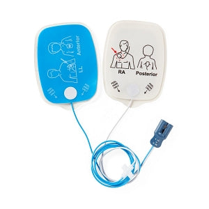 Medline Defibrillator Pads - Philips Compatible Adult Radiotransparent ...