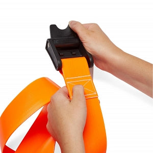 Medline Wipeable Gait Belt - Wipeable Gait Belt, Polyurethane Coated, Orange, 72" - MDT828203OWPL