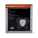 Medline Optifoam AG+ Sacrum Silver Antimicrobial Wound Dressing - Optifoam AG+ Sacrum Silver Antimicrobial Wound Dressing, 6" x 5.5", in Educational Packaging - MSC9606EP