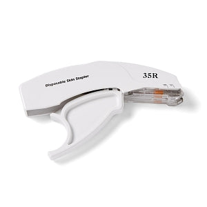 Medline Disposable Surgical Skin Stapler - Disposable Skin Stapler with Counter, Sterile, 35 Regular Staples - STAPLER35RB