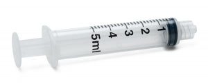 Medline Luer Lock Syringes - Sterile Luer-Lock Syringe, 5 mL - SYR105010