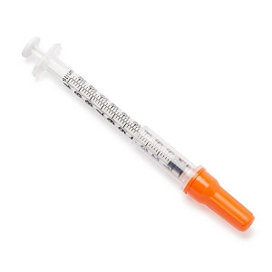 Medline Medline Insulin Safety Syringes - Safety Insulin Syringe with Needle, 1 mL, 29G x 0.5" - SYRSI101292