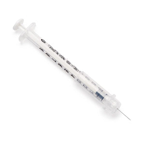 Medline Medline Insulin Safety Syringes - Safety Insulin Syringe with Needle, 1 mL, 29G x 0.5" - SYRSI101292