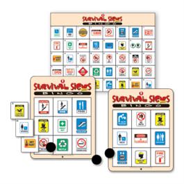 Survival Signs Bingo - Indoor Game Janie Haugen-McLane