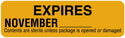 Medical Use Labels - Monthly Color-Coded Expiration Labels
