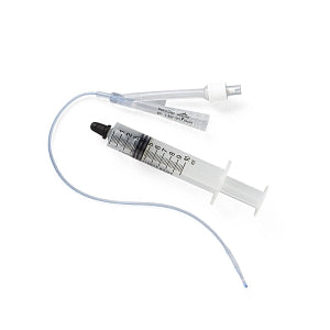 Medline Pediatric SelectSilicone Foley Catheter Kits - 100% Silicone Foley 2-Way Catheter with 3 mL Pre-filled Sterile Water Syringe, 6 Fr, 3 mL - URO2S0615K